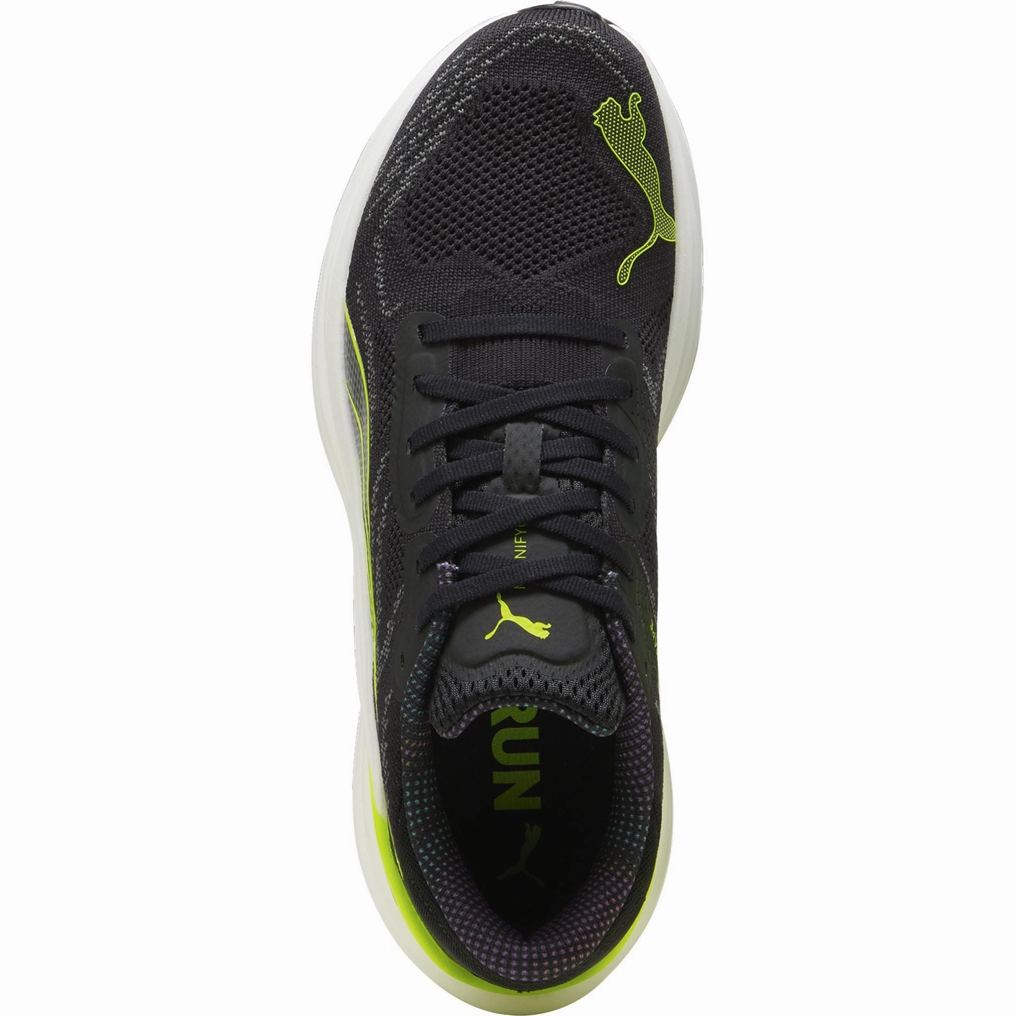 Puma Magnify Nitro 2 Mens Running Shoes - Black High Rebound Foam Compound rubber - outsole - traction - grip shoes