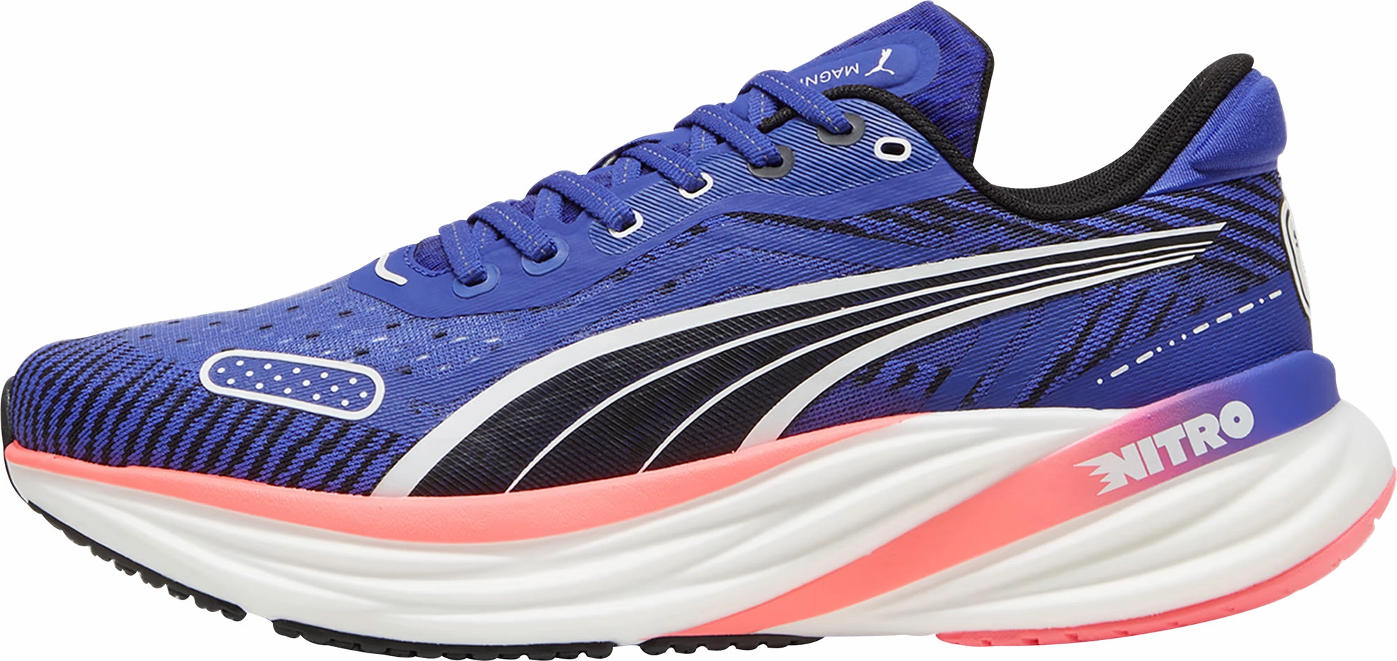 Puma Magnify Nitro 2 Mens Running Shoes - Blue Durable TPU Frame EVA Composite Sole