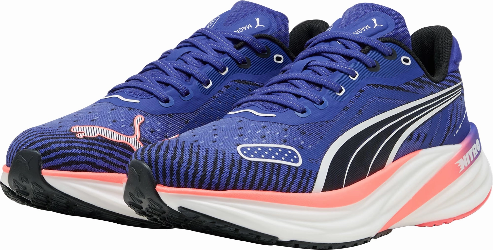 HookAndLoopClosure Puma Magnify Nitro 2 Mens Running Shoes - Blue