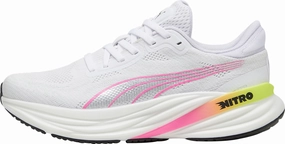 Puma Magnify Nitro 2 Womens Running Shoes - White casual - use shoes Soft Lining Shoes