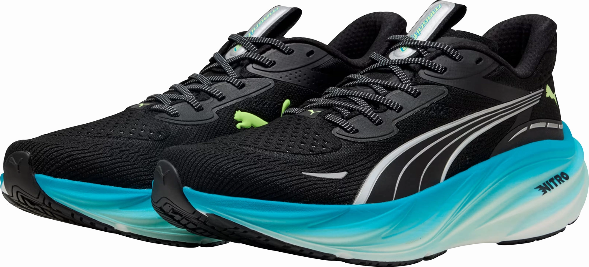 Puma Magnify Nitro 3 Mens Running Shoes - Black peak - running