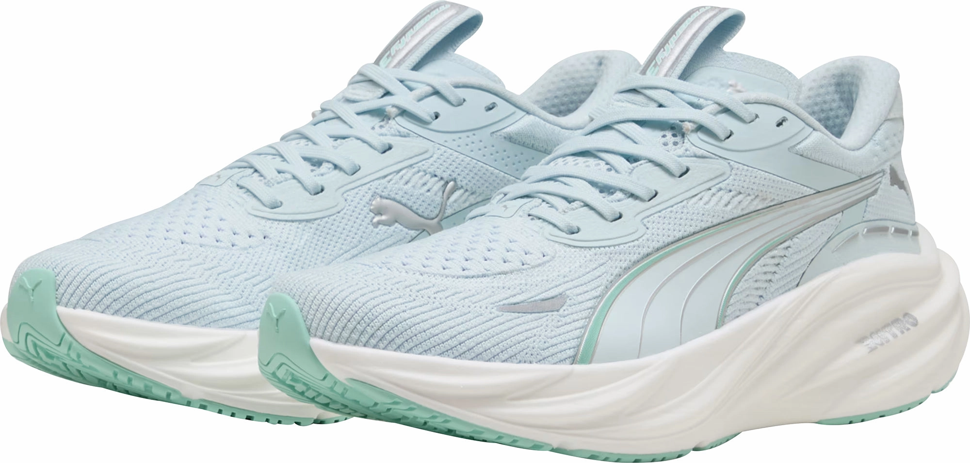 Puma Magnify Nitro 3 Womens Running Shoes - Blue Foam Pod Configuration