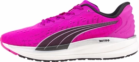 Puma Magnify Nitro Womens Running Shoes - Purple Comfortable Collars lace - up running shoes