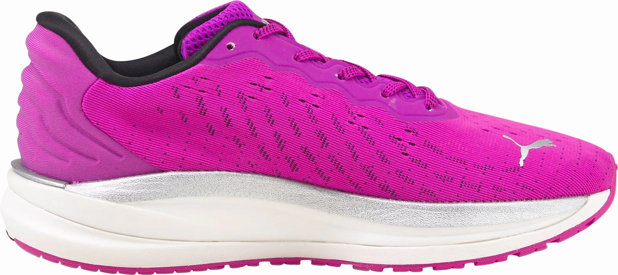 circular track running gear Puma Magnify Nitro Womens Running Shoes - Purple