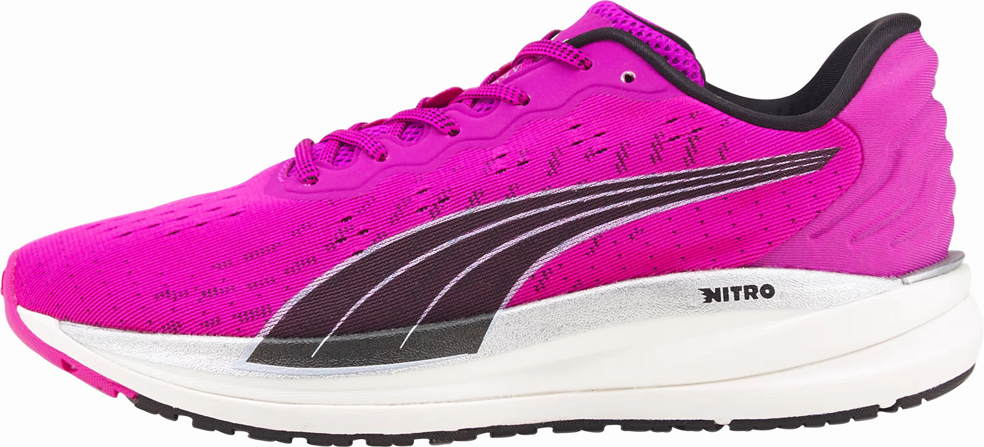 Puma Magnify Nitro Womens Running Shoes - Purple Comfortable Collars lace - up running shoes