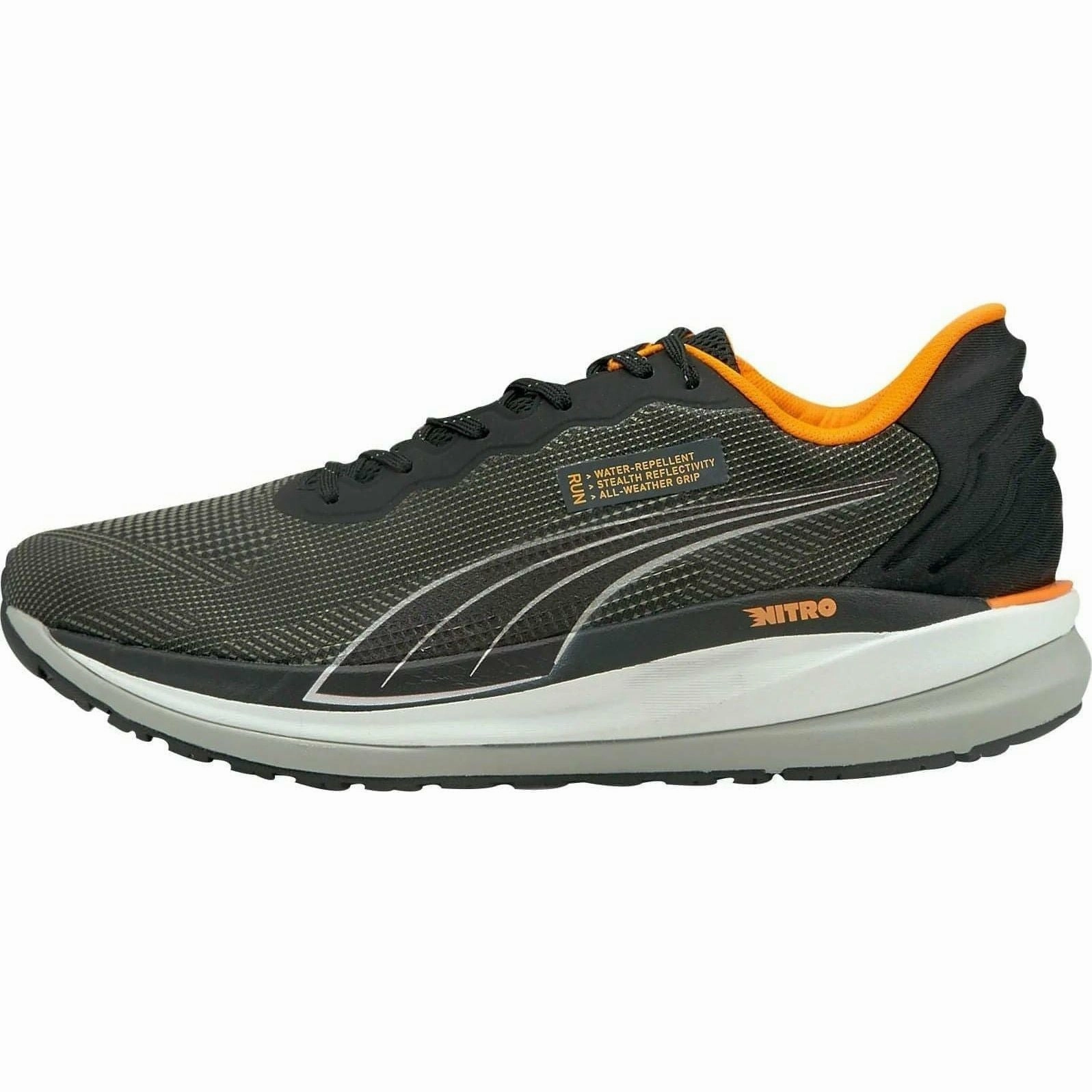hydration pack Puma Magnify Nitro WTR Mens Running Shoes - Black