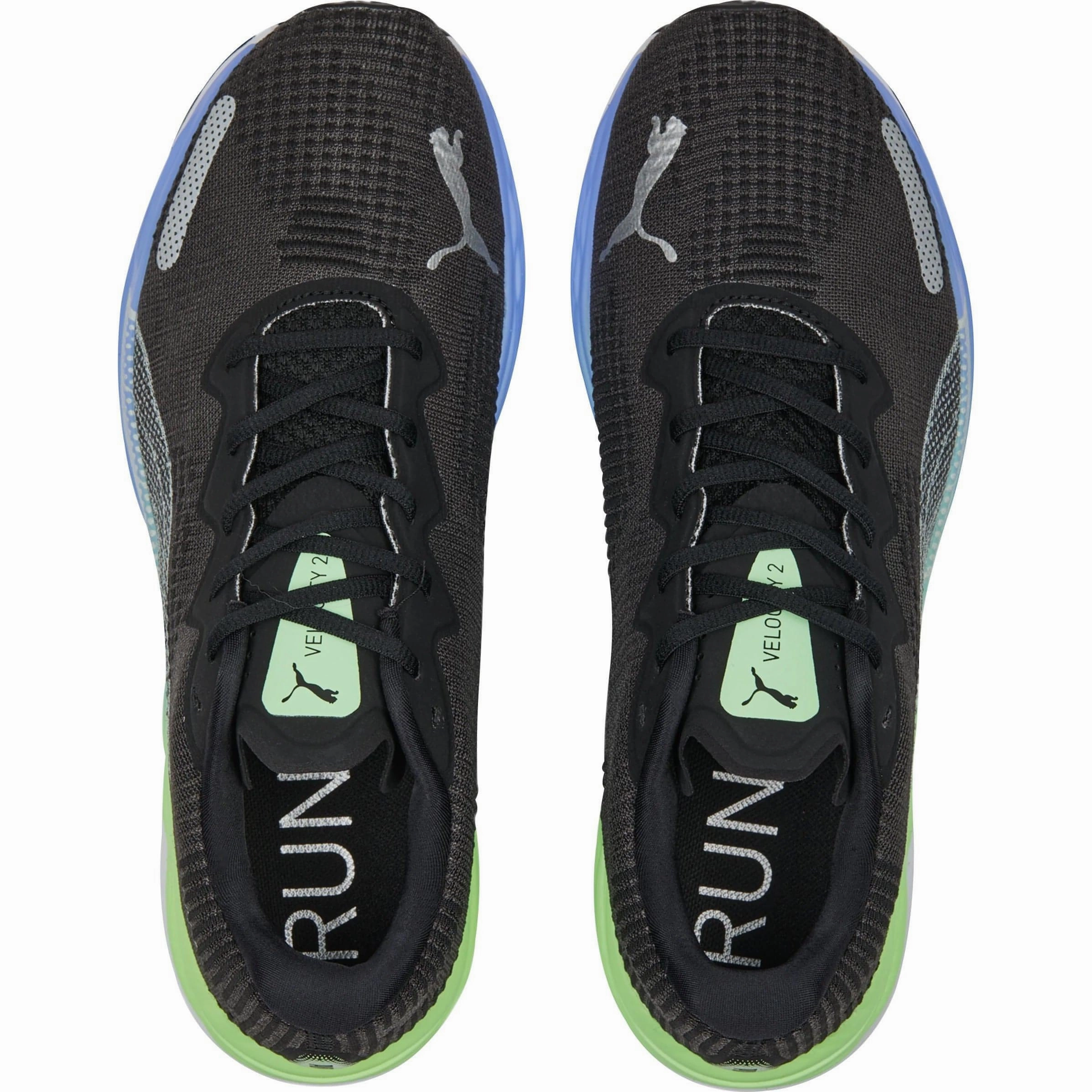 ultramarathons Puma Velocity Nitro 2 Fade Mens Running Shoes - Black