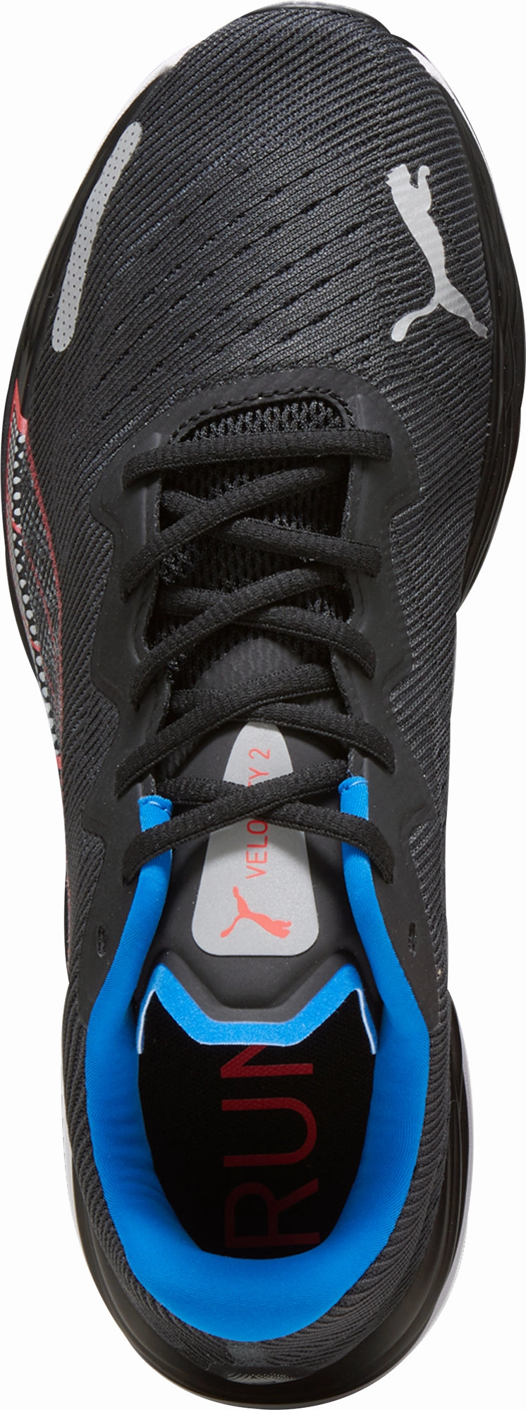 Puma Velocity Nitro 2 Mens Running Shoes - Black high - arched running shoes