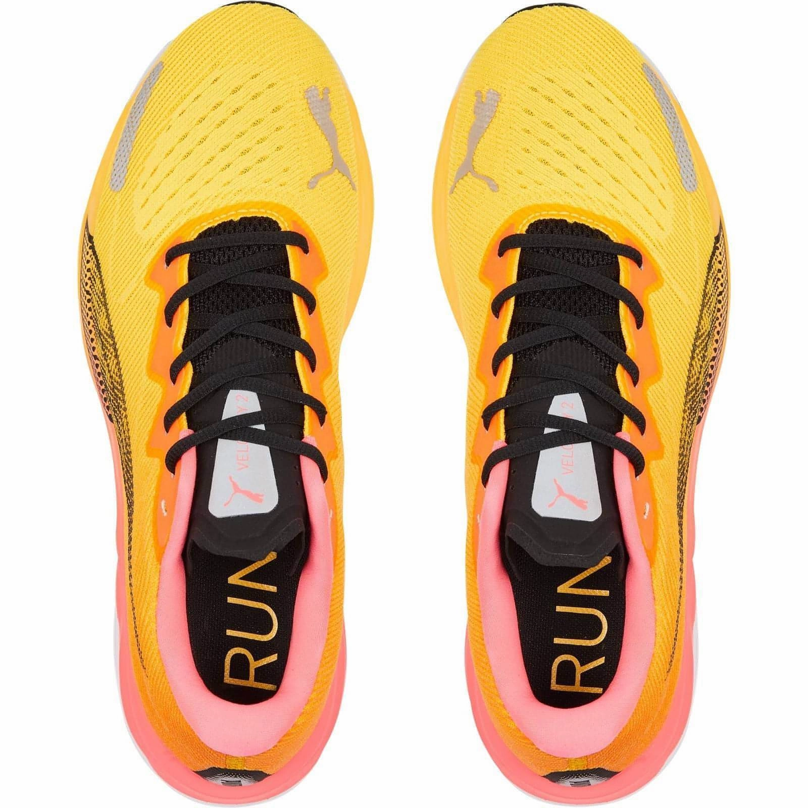 running in private tracks shoes Puma Velocity Nitro 2 Mens Running Shoes - Orange