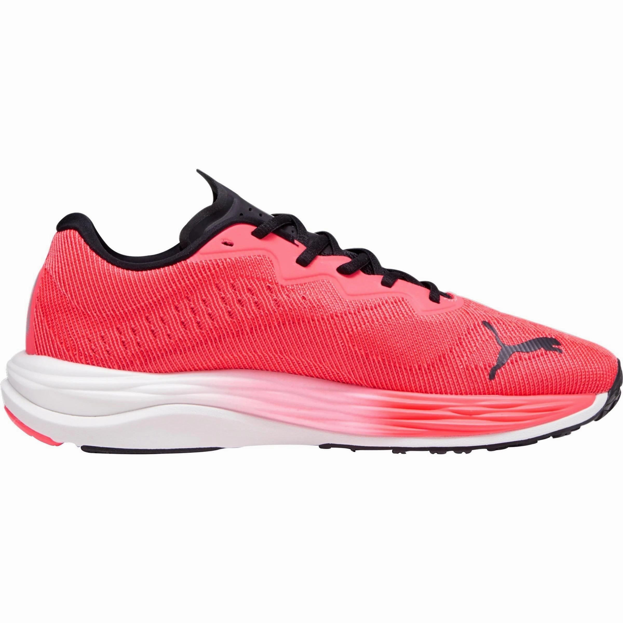 Enhanced Traction Stretchable Material Puma Velocity Nitro 2 Mens Running Shoes - Red