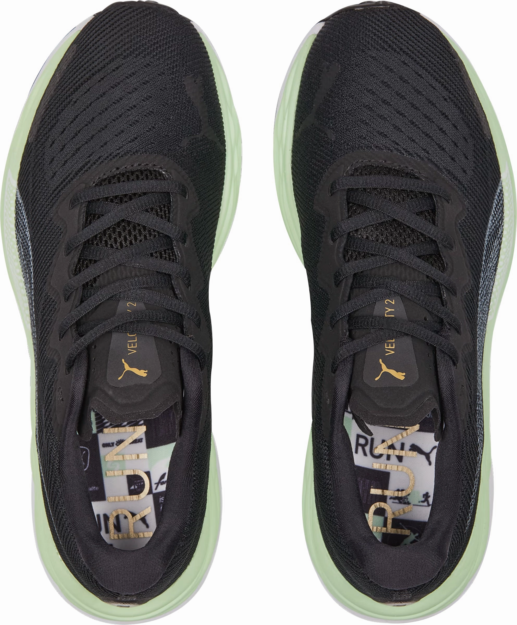 breathable - upper shoes Puma Velocity Nitro 2 Womens Running Shoes - Black