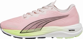 Puma Velocity Nitro 2 Womens Running Shoes - Pink Mid Top Style Lightweight Carrier