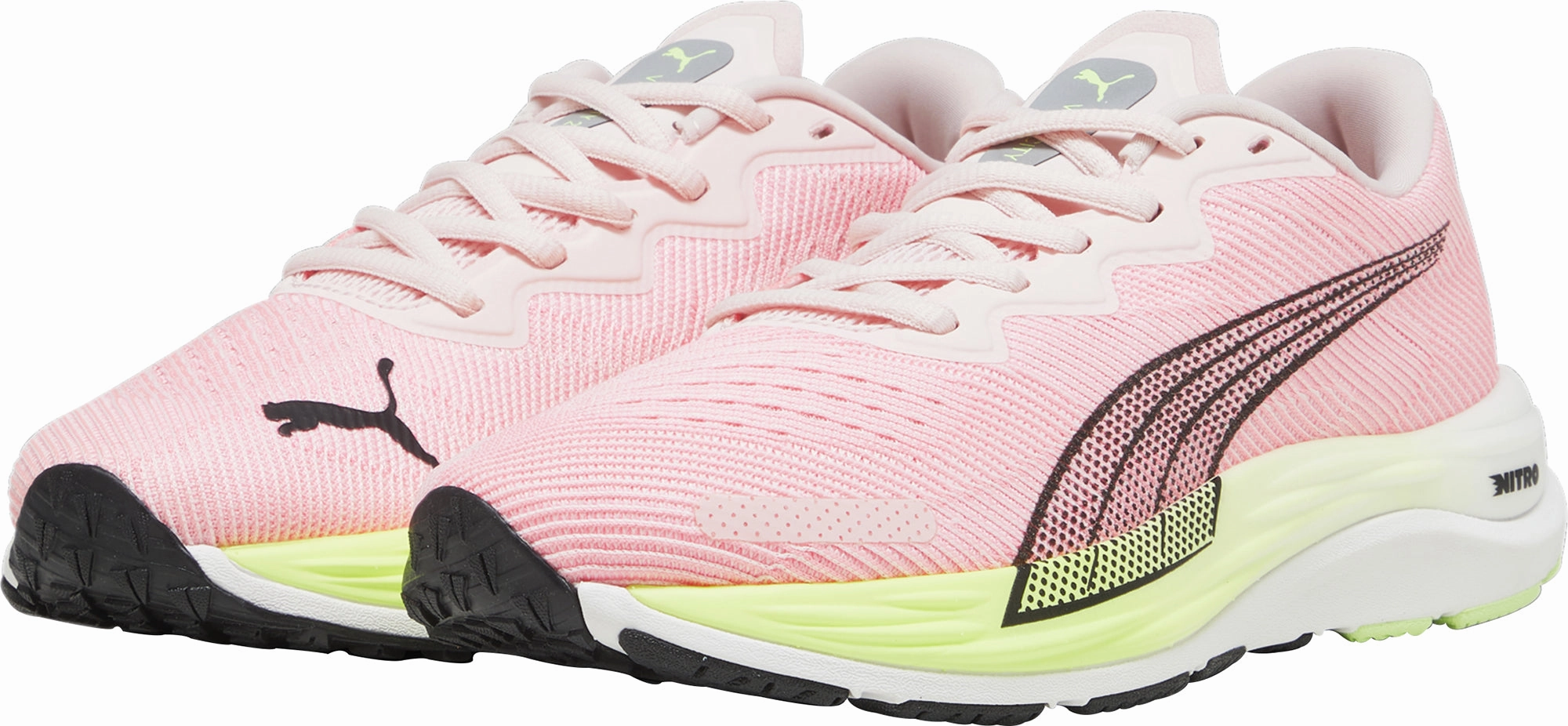 Puma Velocity Nitro 2 Womens Running Shoes - Pink narrow - toe - box shoes