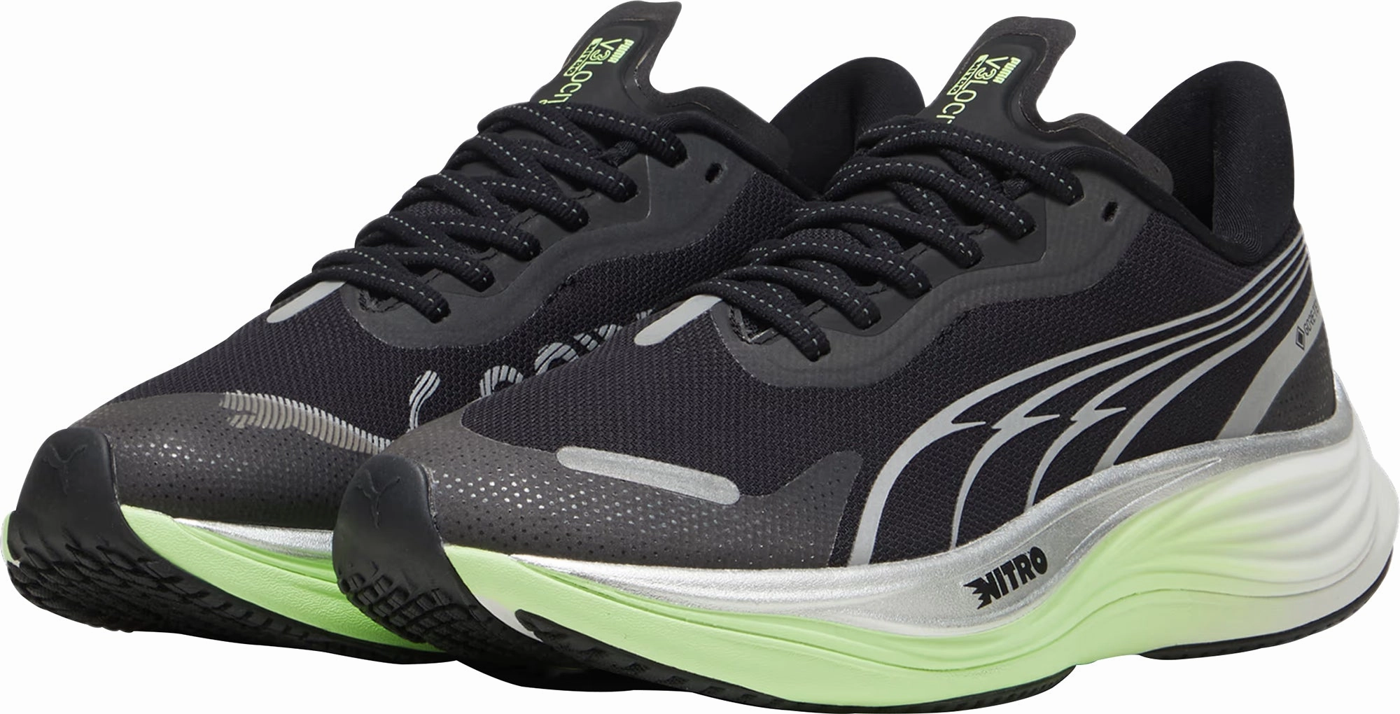 Stability Control Frame Seamless transition Puma Velocity Nitro 3 GORE-TEX Womens Running Shoes - Black