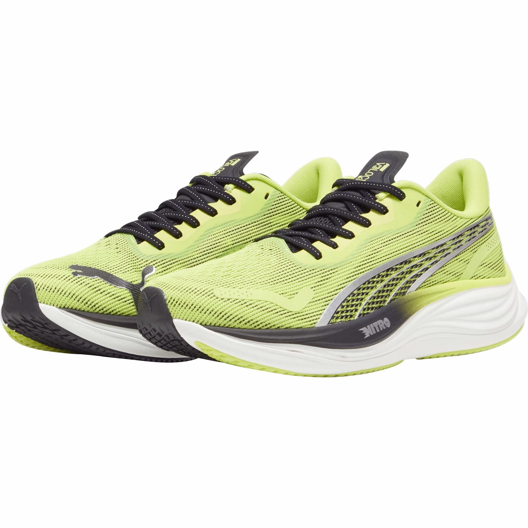 running in a tide pool area shoes Puma Velocity Nitro 3 Mens Running Shoes - Green
