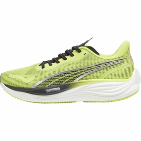 Puma Velocity Nitro 3 Mens Running Shoes - Green Gradual Heel Bevel casual - style shoes