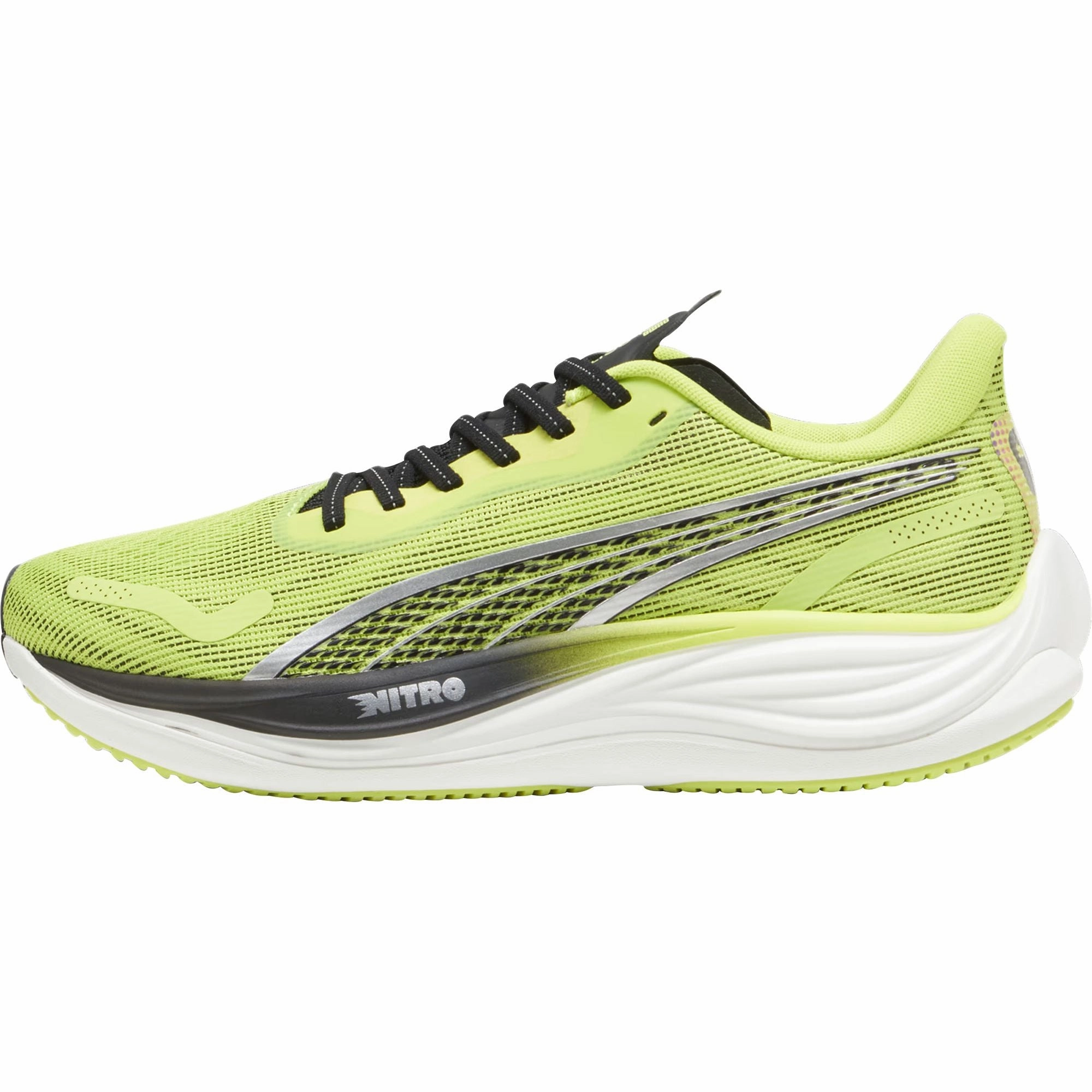 Puma Velocity Nitro 3 Mens Running Shoes - Green Gradual Heel Bevel casual - style shoes