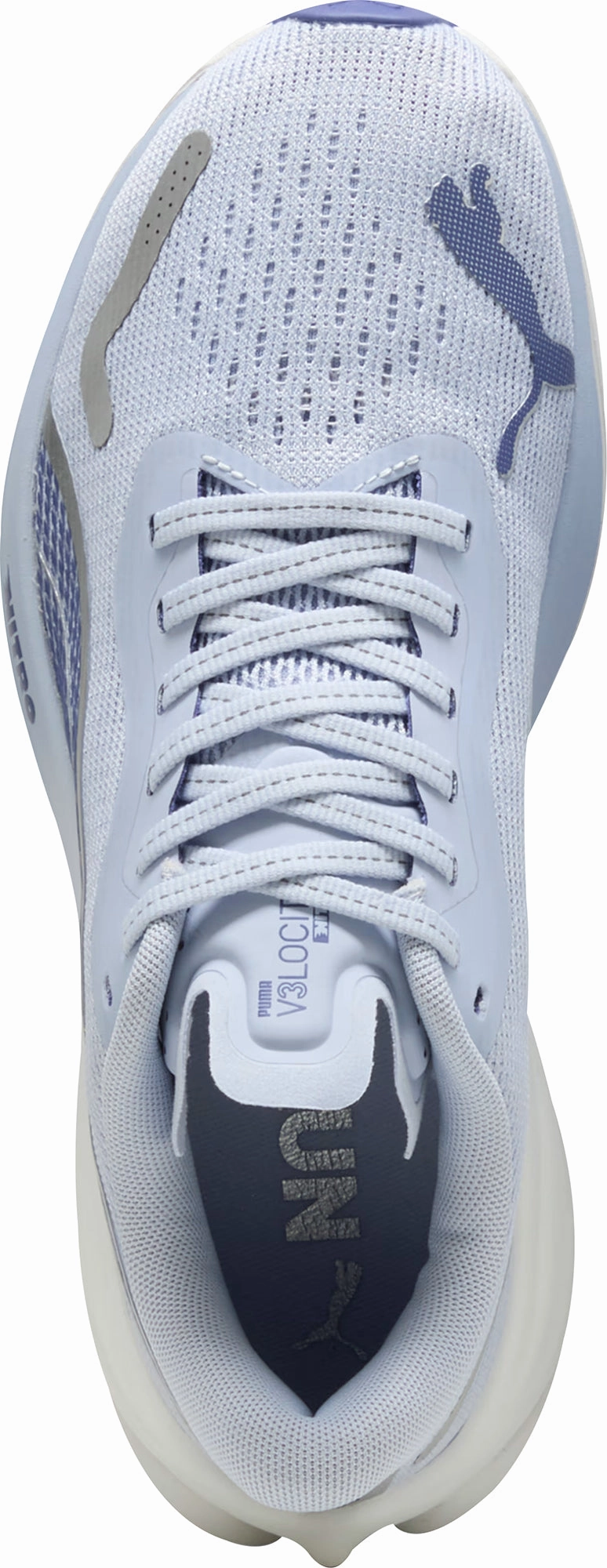 Plush Insole Puma Velocity Nitro 3 Womens Running Shoes - Blue