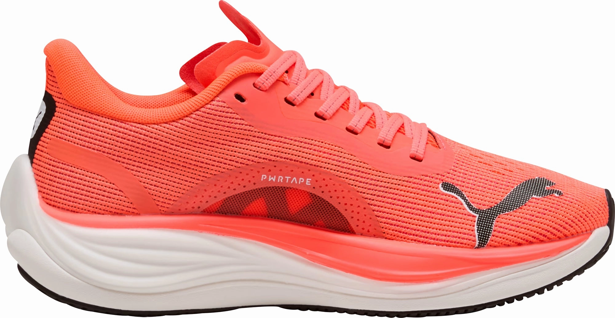 Energy Return Footbed Puma Velocity Nitro 3 Womens Running Shoes - Red