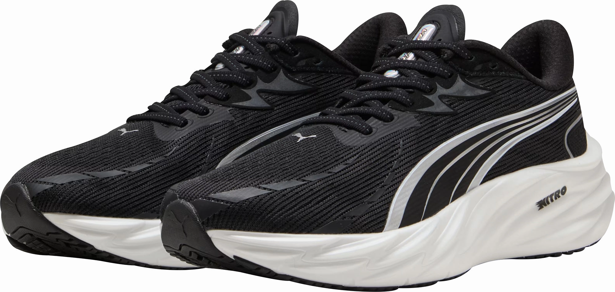 Puma Velocity Nitro 4 Mens Running Shoes - Black interval training