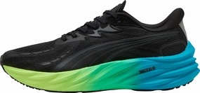 Compression Molded Foam gym - goers Puma Velocity Nitro 4 Mens Running Shoes - Black