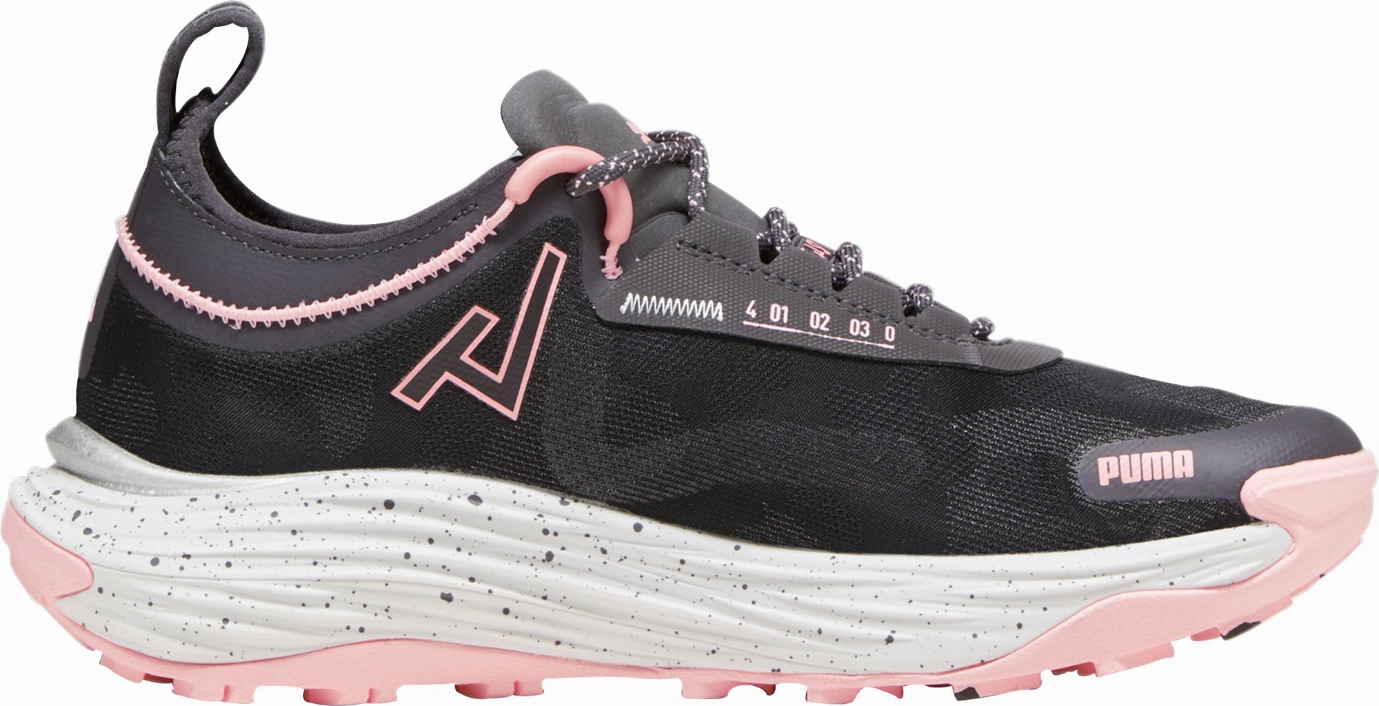 mid - top running shoes road durability Puma Voyage Nitro 3 Womens Trail Running Shoes - Grey