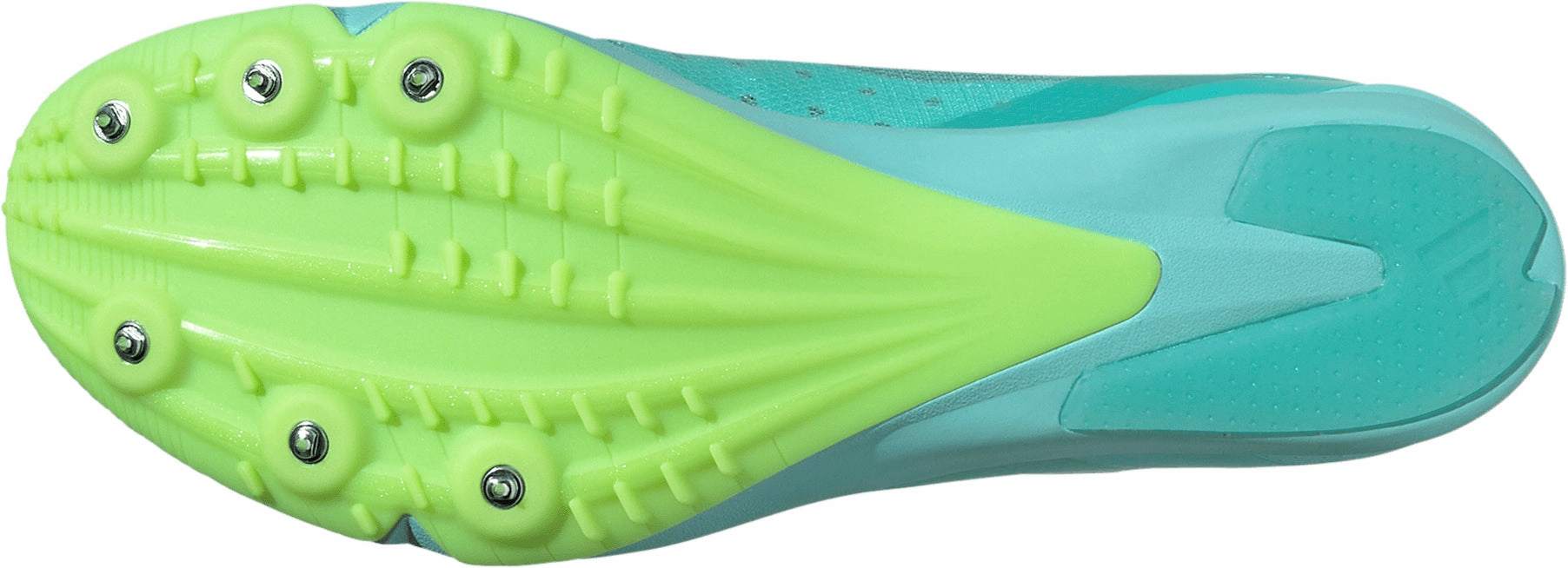 adidas Adizero Distancestar Running Spikes - Green Offensive Play