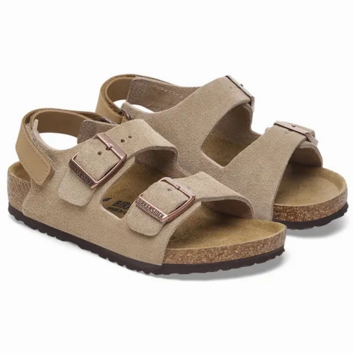 Birkenstock Milano AS Kids LEVE Taupe Improved Traction Firm