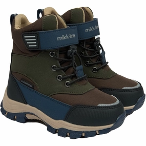 Non Marking Outsole Mikk-Line Chocolate Chip Winter Boot Tex Velcro