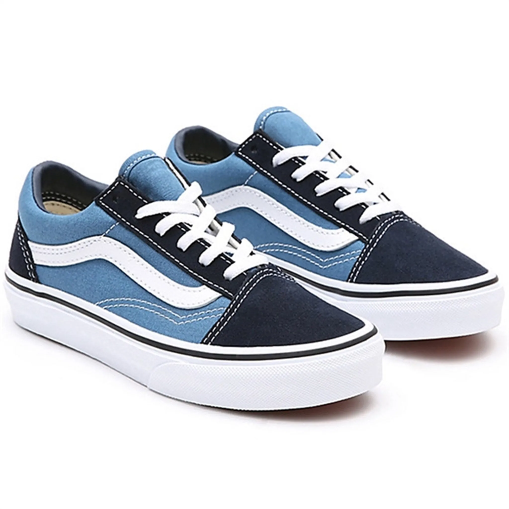 Built For Speed Enhanced comfort VANS TD Old Skool Sneakers Navy/True White