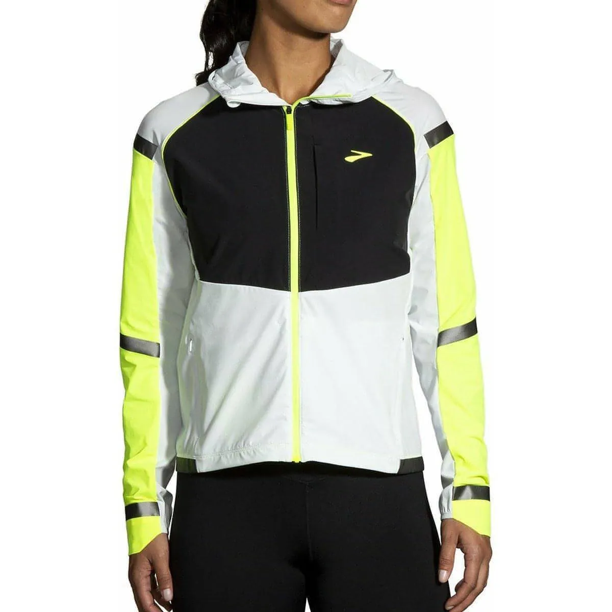 Condition Brooks Carbonite Womens Running Jacket - Grey