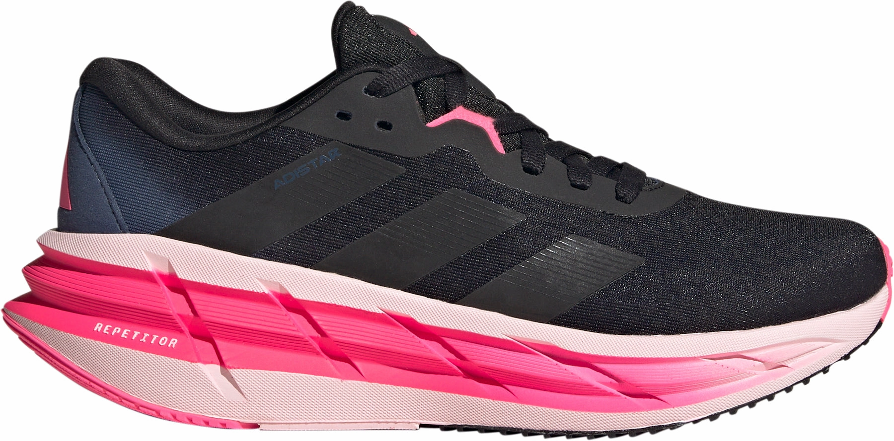 Centered Propulsion Ridge adidas Adistar 3.0 Womens Running Shoes - Black