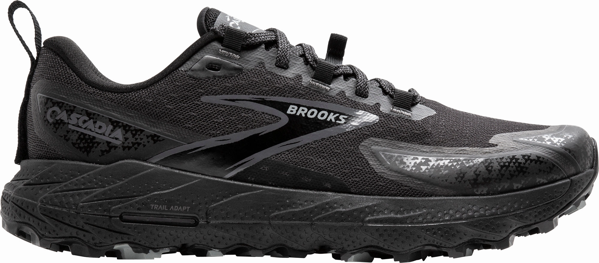 Brooks Cascadia 18 Mens Trail Running Shoes - Black All - Purpose pre - owned shoes
