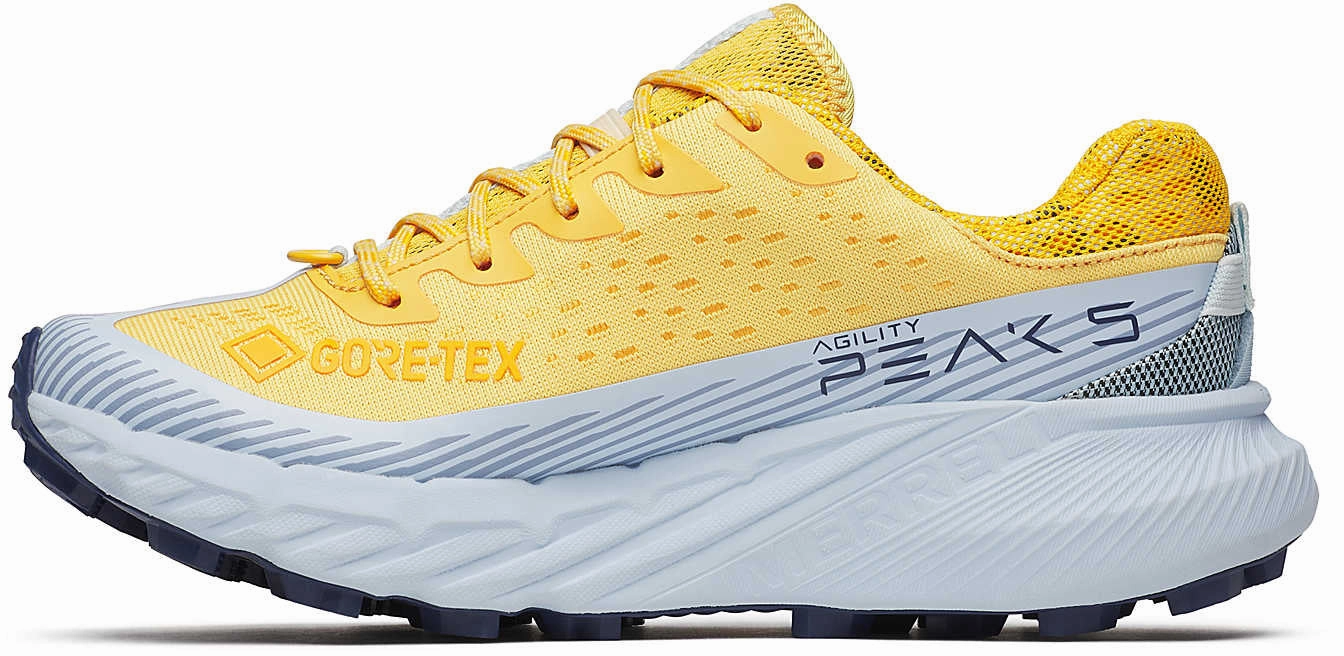 Slip   On Design Merrell Agility Peak 5 Gore-Tex Womens Trail Running Shoes - Yellow