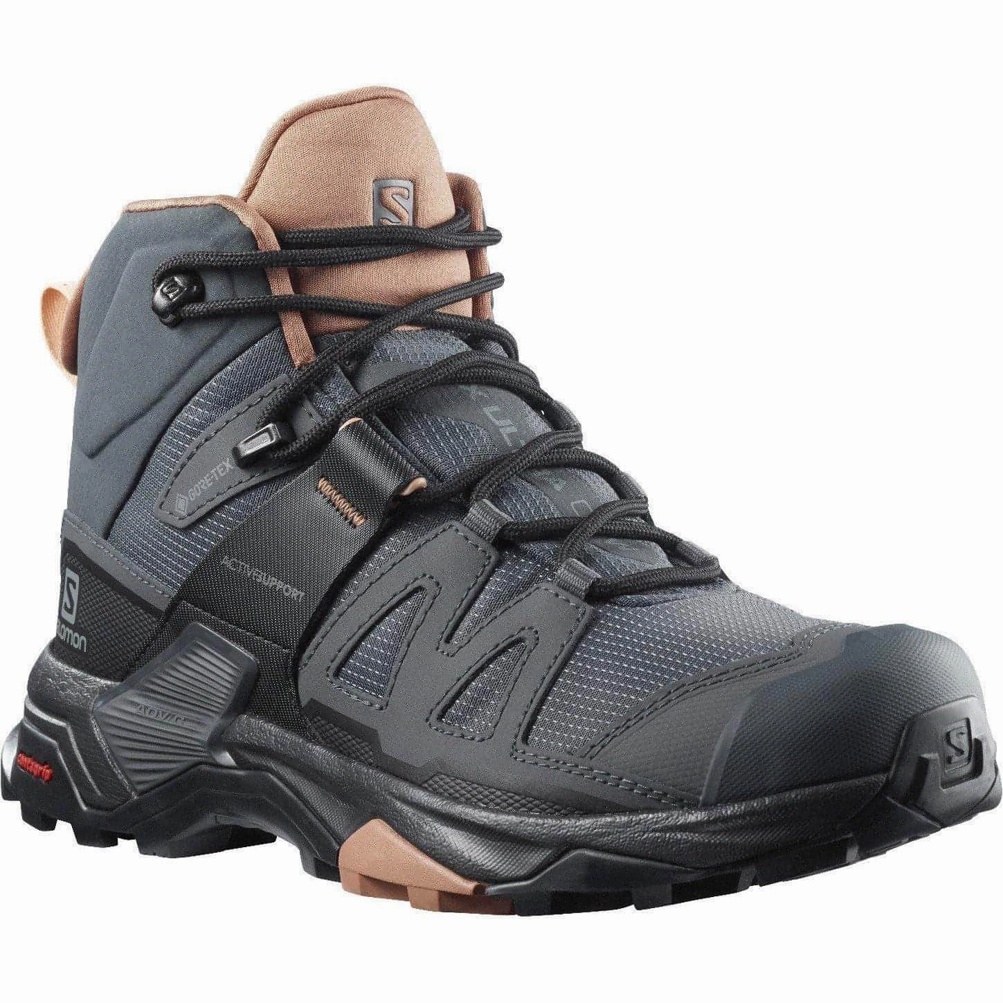 party material exercise Salomon X Ultra 4 Mid GORE-TEX Womens Walking Boots - Grey