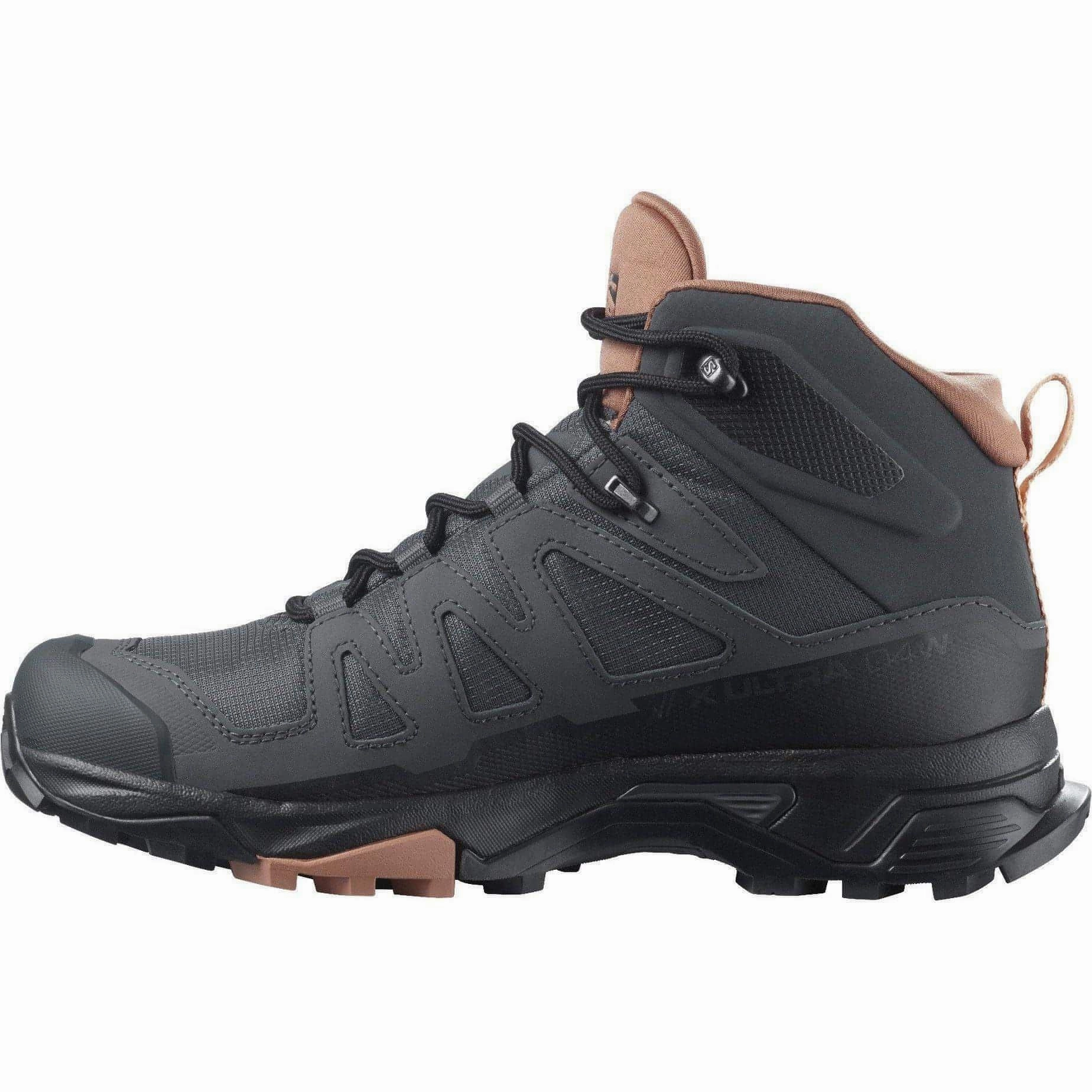 reflective details style Salomon X Ultra 4 Mid GORE-TEX Womens Walking Boots - Grey
