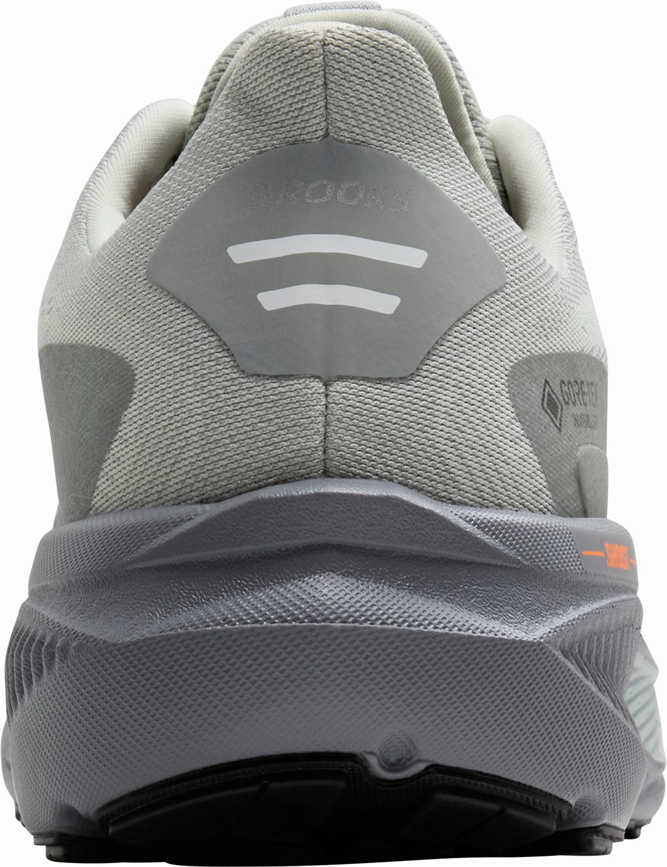 Brooks Ghost 17 GORE-TEX Mens Running Shoes - Grey upcycled - material - feature shoes