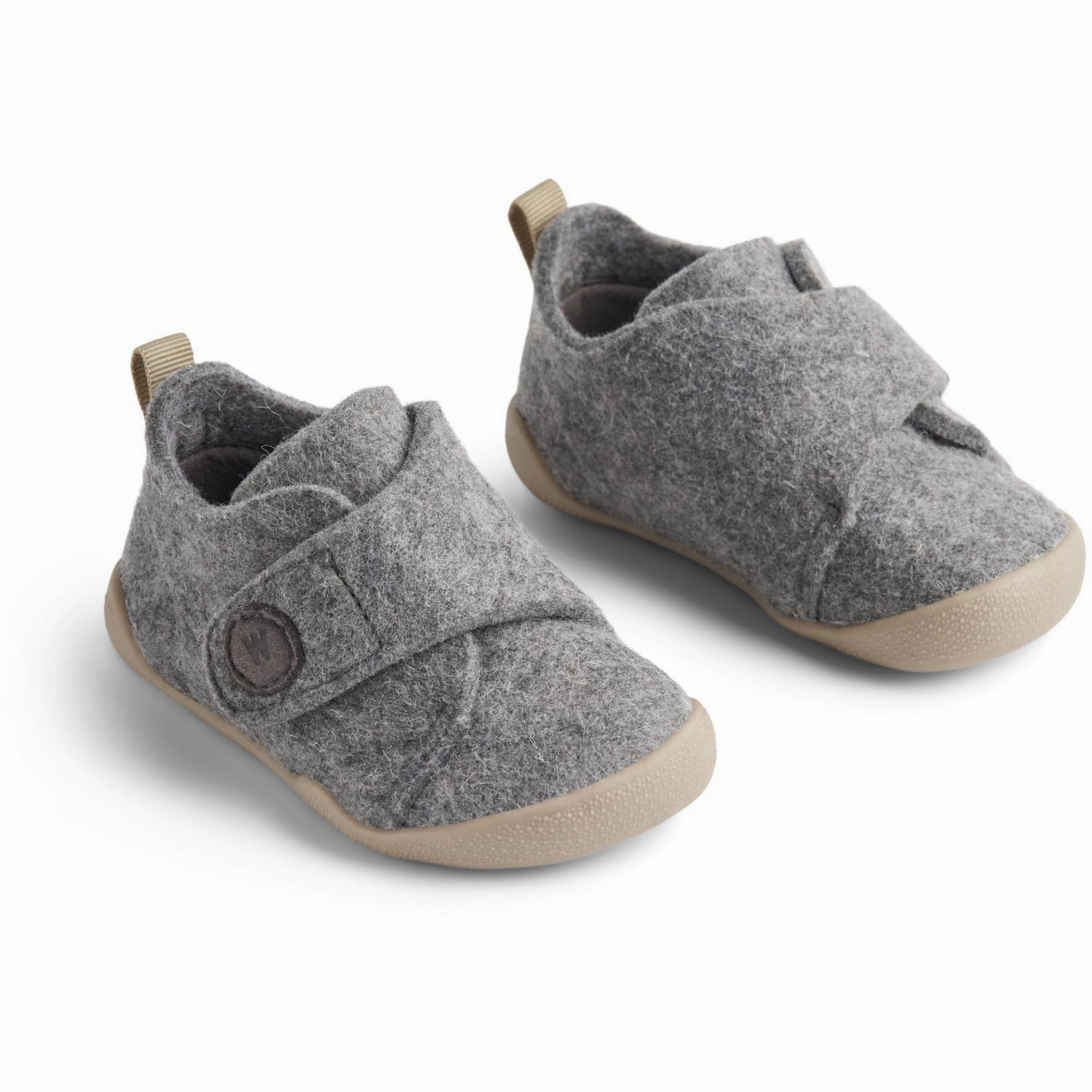 Cozy Slip-On Shoes Wheat Grey Indoor Shoe Fleecy