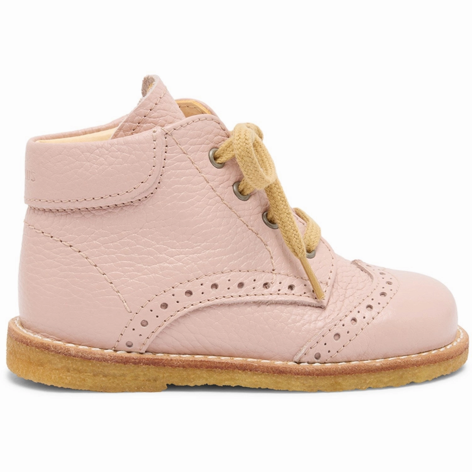 Angulus Rosebud Classic Lace-up Shoe with Brogue Details Travel Snap