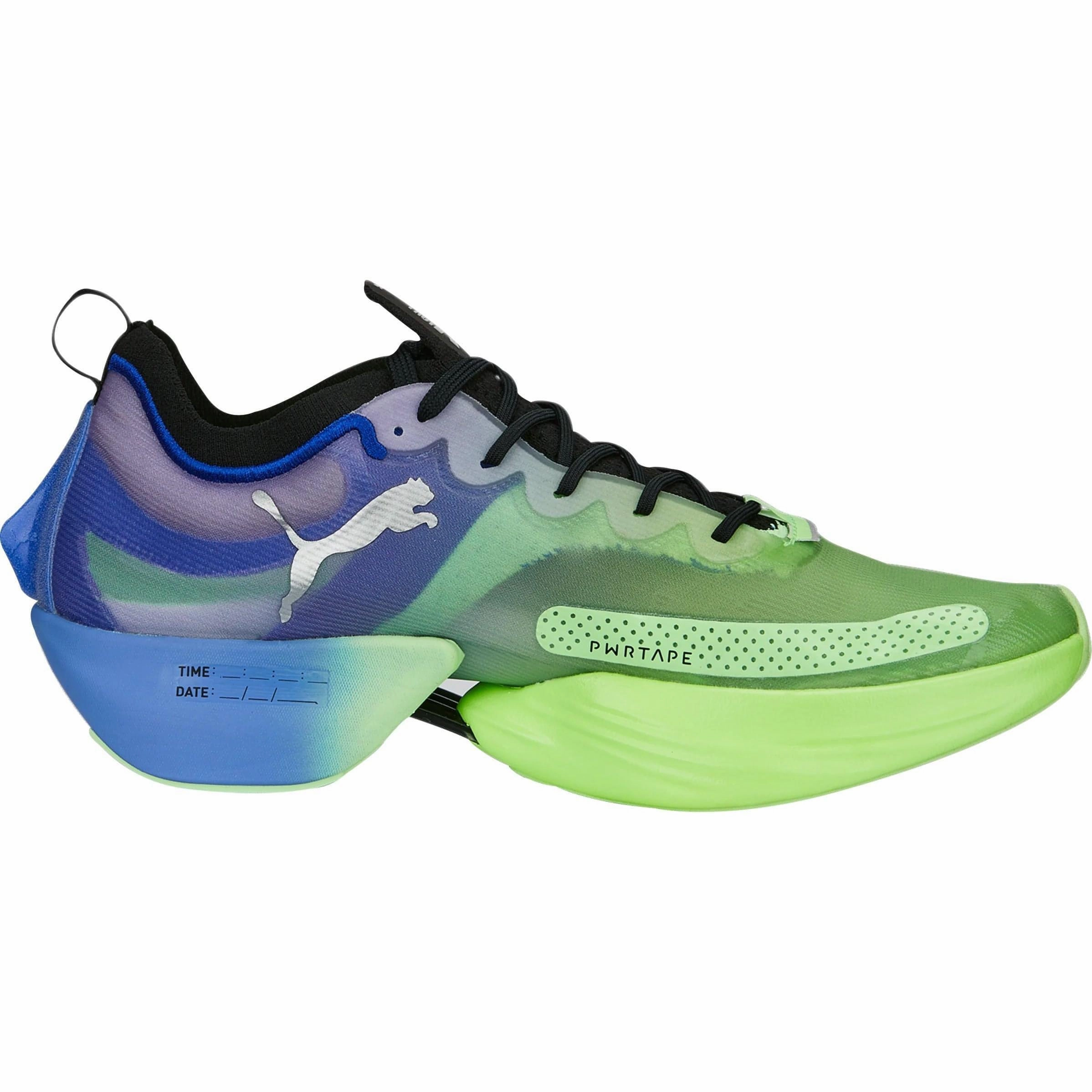 Puma Fast-R Nitro Elite Mens Running Shoes - Blue Sock - like feel Low Impact