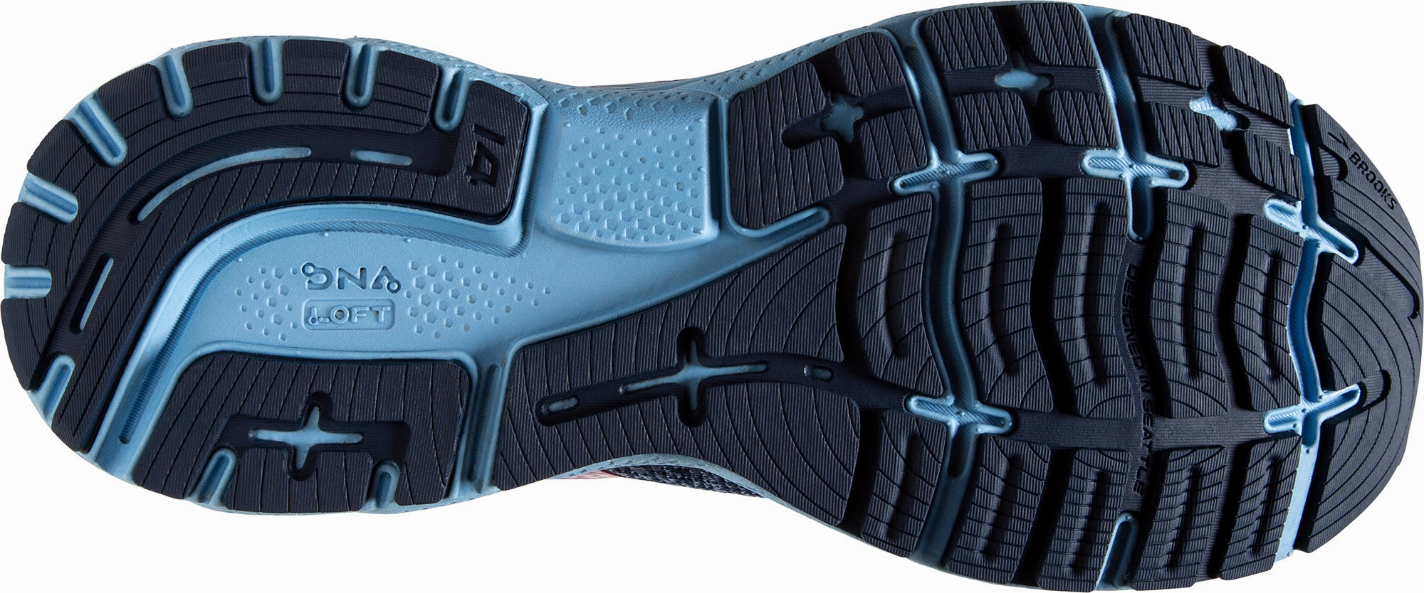 Brooks Ghost 14 Womens Running Shoes - Blue shoe care running for a way to stay active