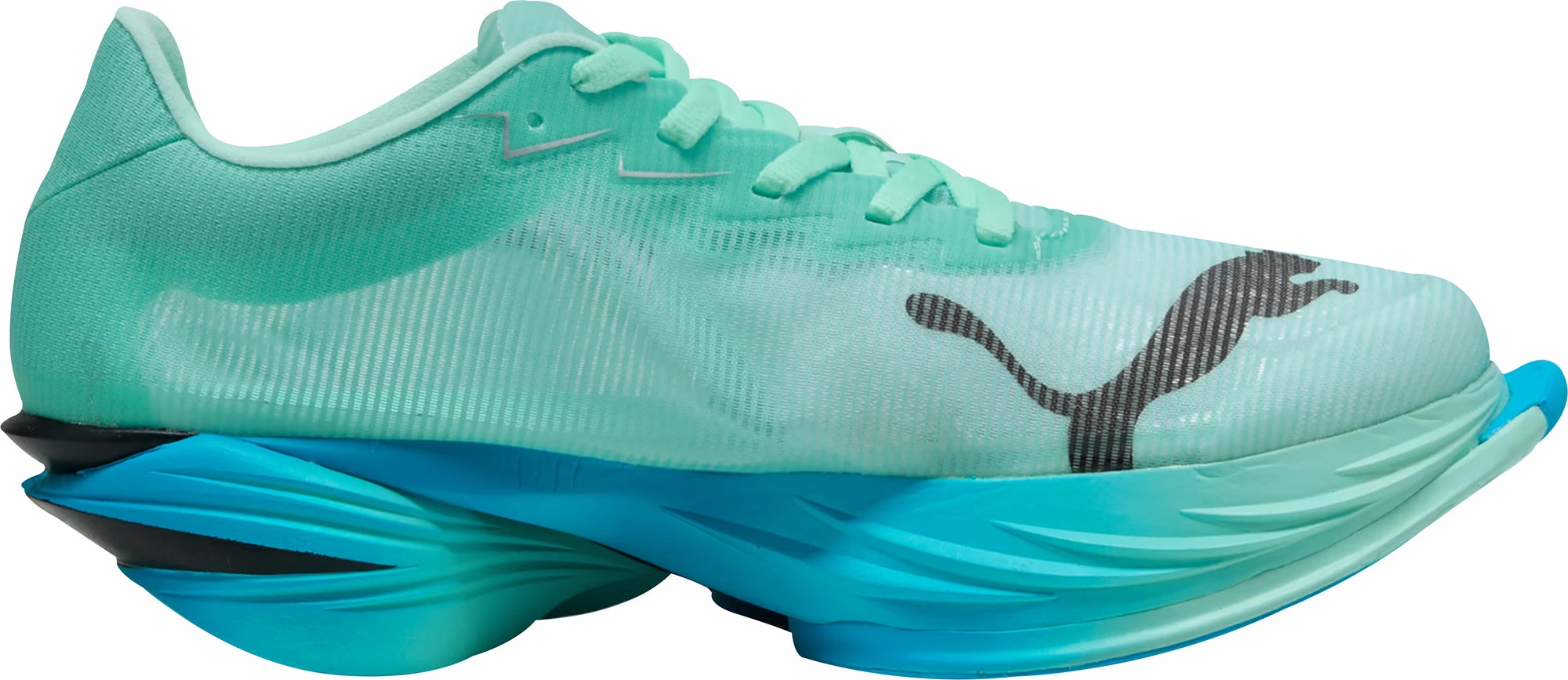 padded - feature shoes Stabilizing Heel Cage Puma Fast-R Nitro Elite 3 Womens Running Shoes - Green