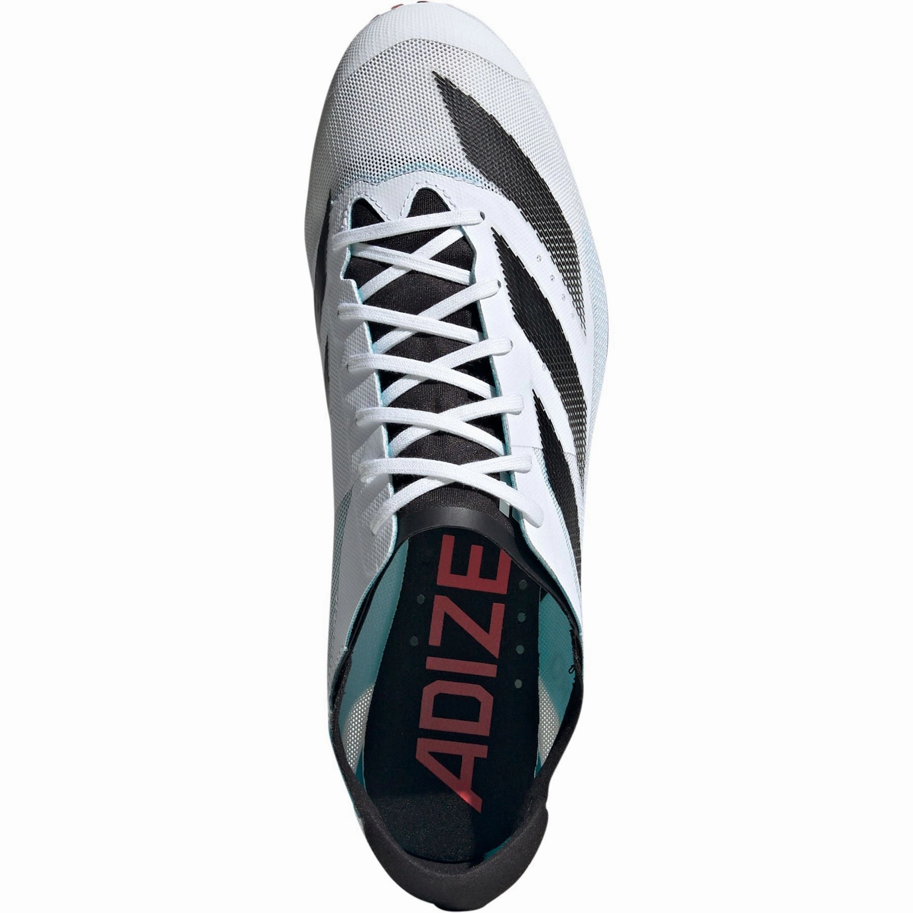 adidas Adizero Finesse Running Spikes - White Midfoot Lock