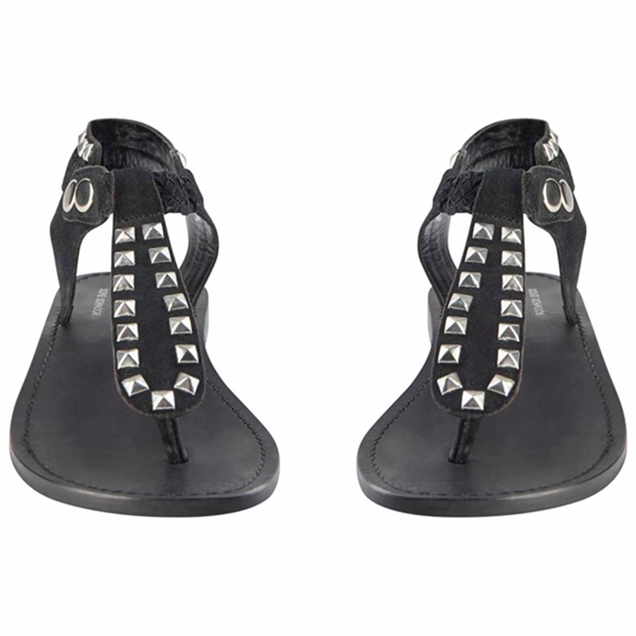 Sofie Schnoor Sandal Black Suede Comfortable Backstrap Easy Summer Style