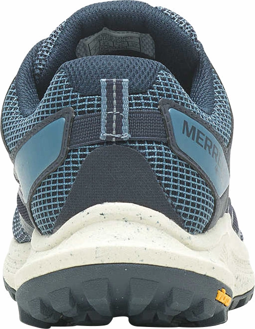 Merrell Nova 3 GORE-TEX Mens Trail Running Shoes - Blue Metallic accents Dual Density