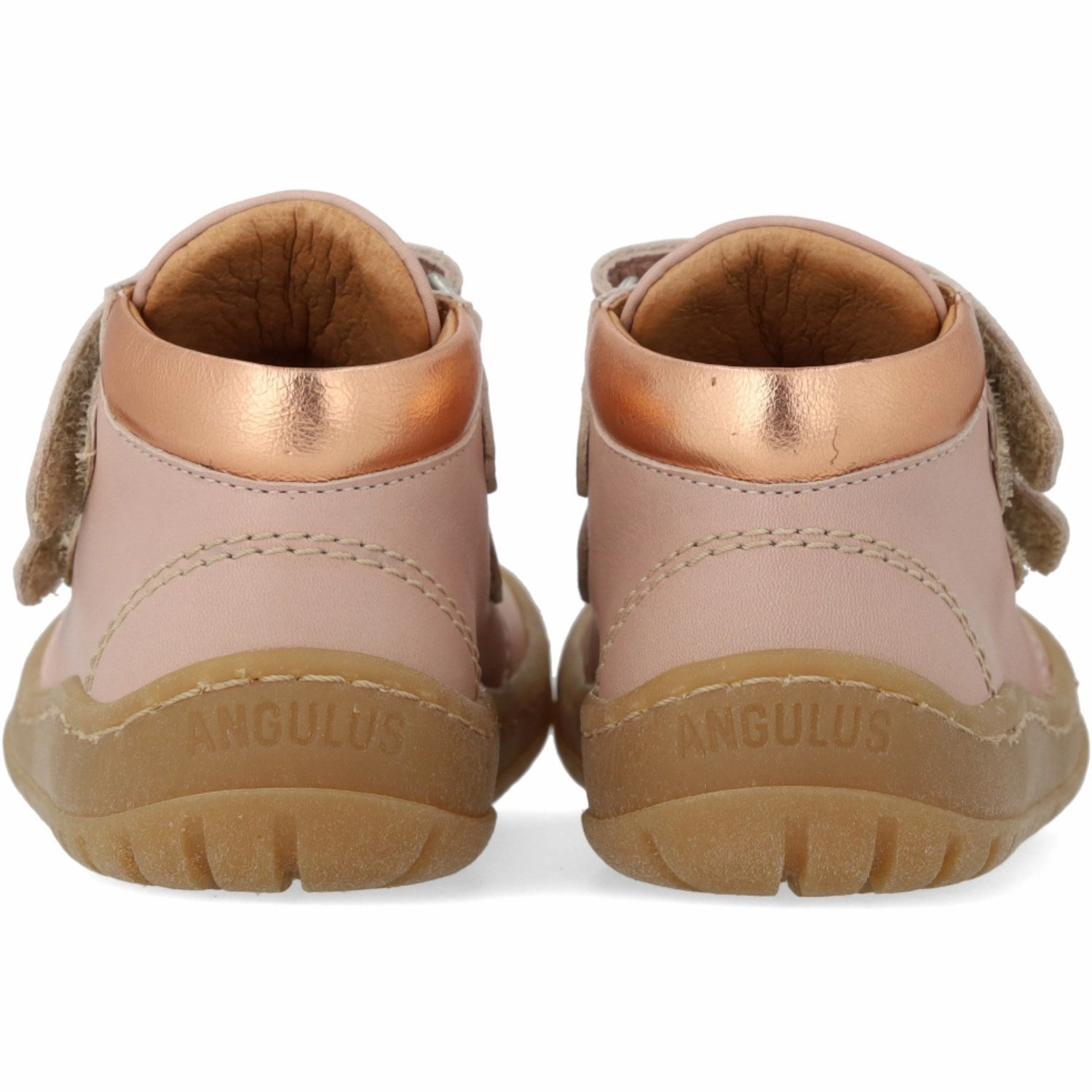 Angulus Rosebud/Tan/Copper Shine Beginner Mid-Cut Sneaker Comfortable Experience