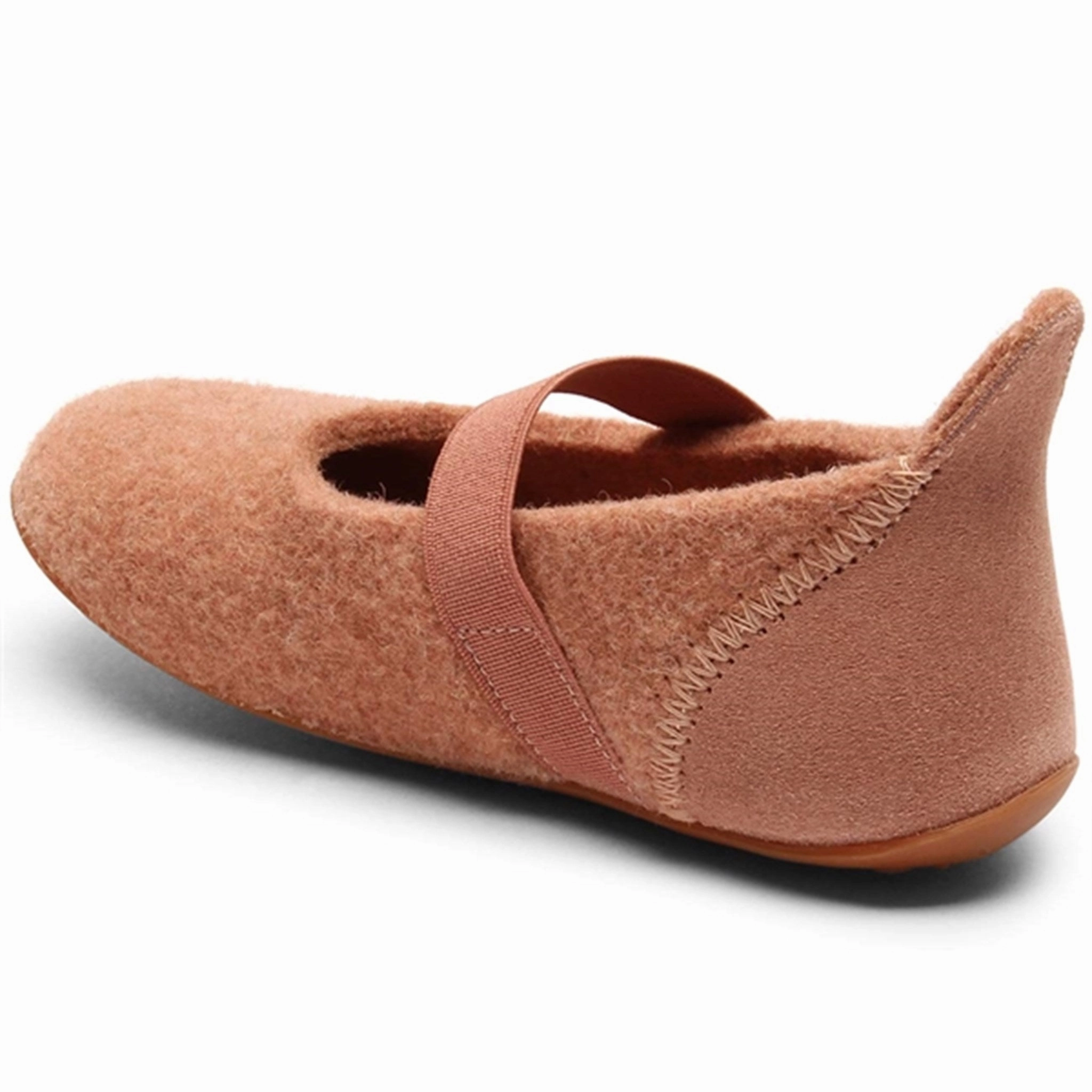 Bisgaard Indoor Shoes Wool Velcro Rose Comfort Straps LowTop