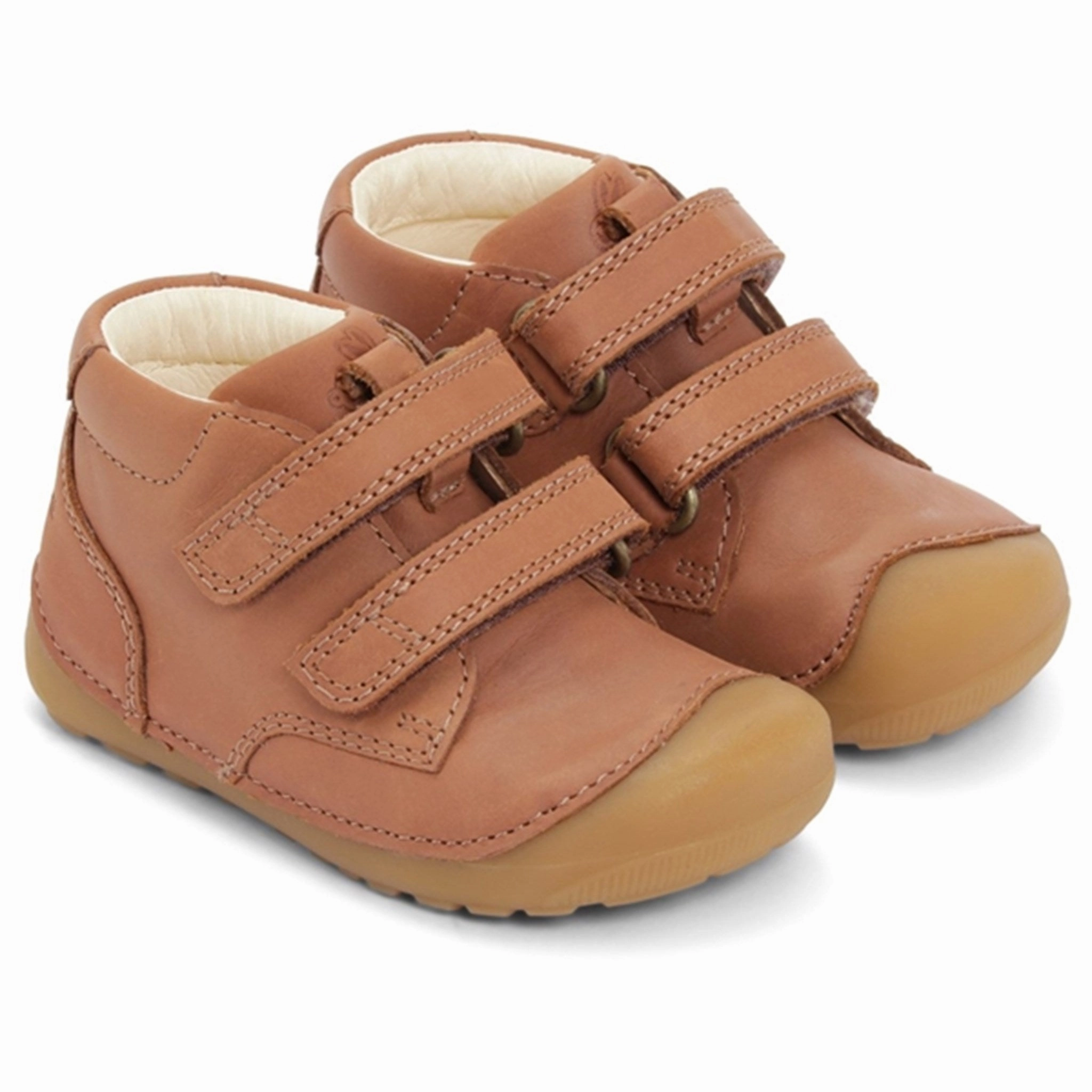 Bundgaard Prewalker Petit Velcro Cognac Daily Style