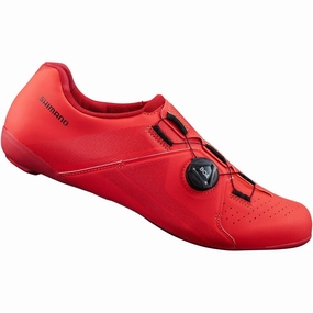 Shimano RC300 Road Cycling Shoes - Red Flat Bottom Sneaker Storage