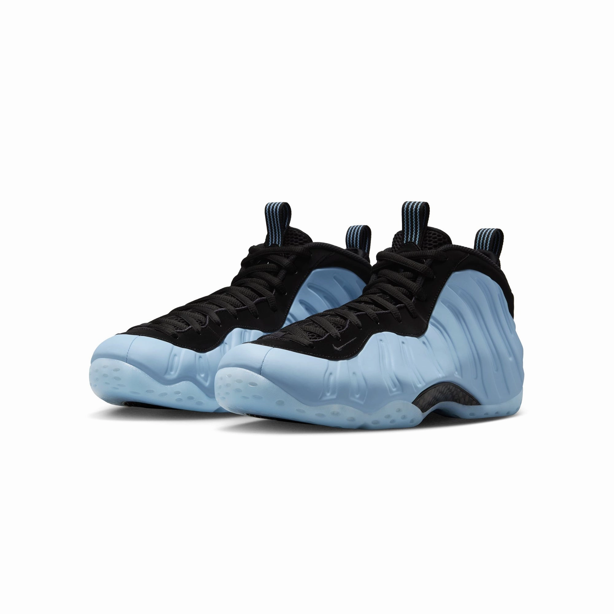 adjustable lacing shoes Nike Mens Air Foamposite One "Psychic Blue" Shoes